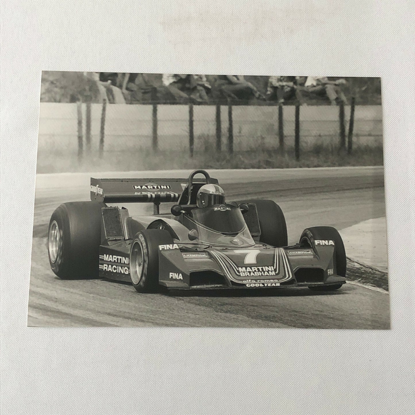 1977 South African Grand Prix Racing Photo Photograph Martini Alfa Romeo