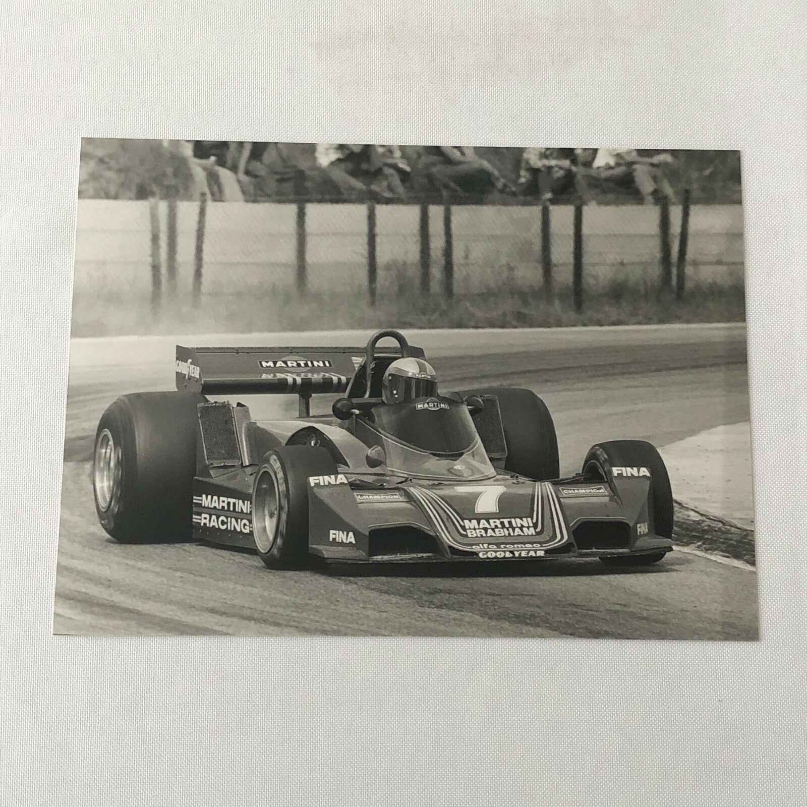 1977 South African Grand Prix Racing Photo Photograph Martini Alfa Romeo