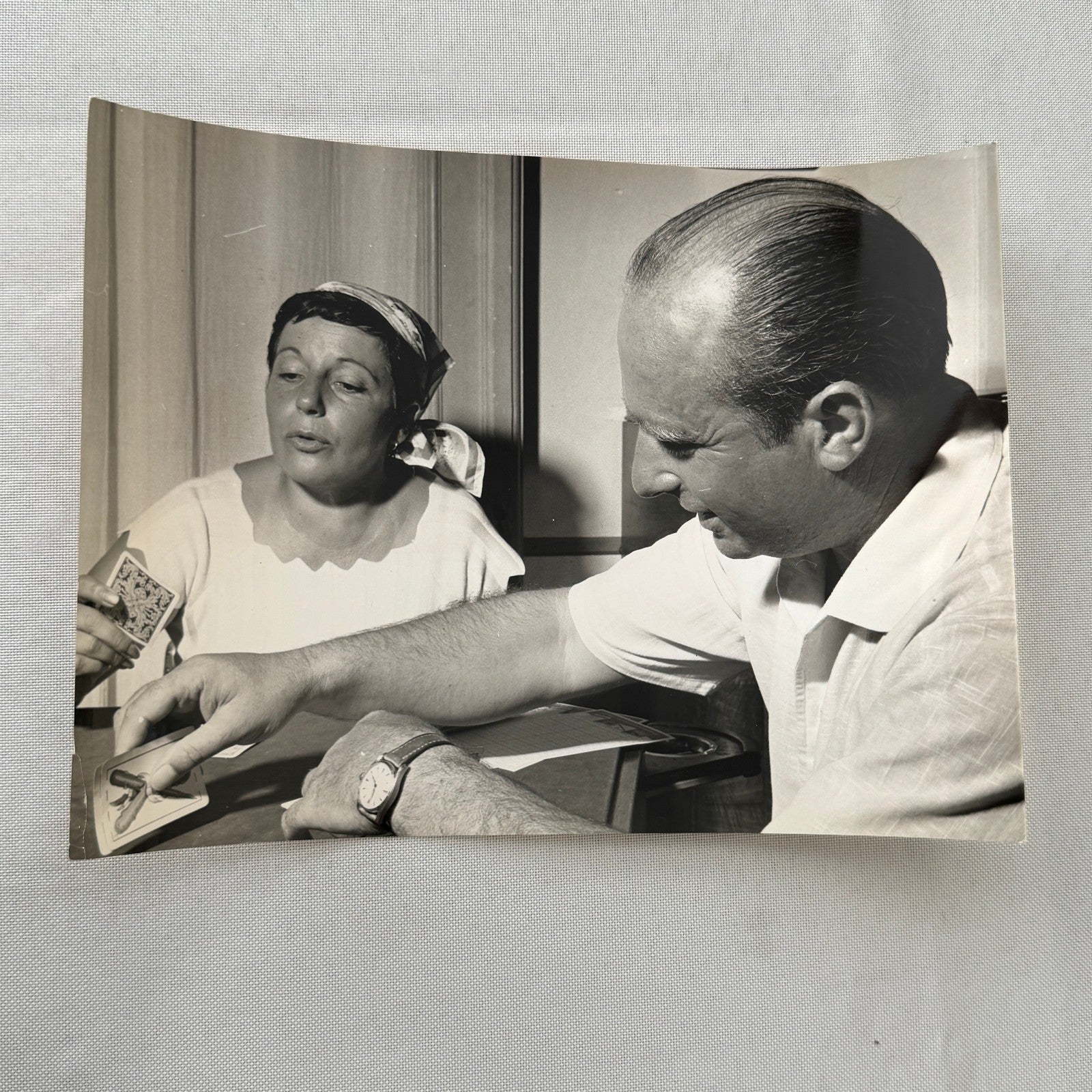 Juan Manuel Fangio Retirement Vacation Holiday Italian Press Photo F1 Racing