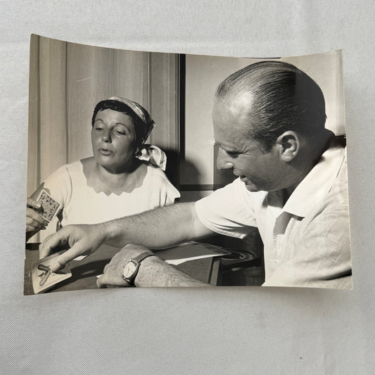 Juan Manuel Fangio Retirement Vacation Holiday Italian Press Photo F1 Racing