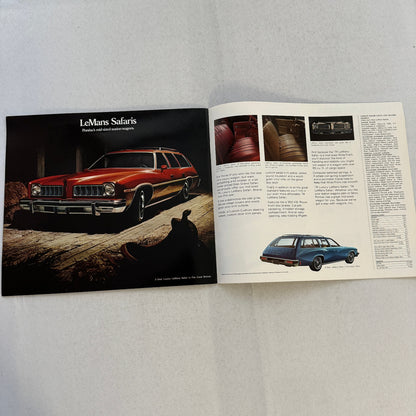 1974 Pontiac Car Sales Brochure Catalog Firebird Grand Prix GTO Ventura Grand Am