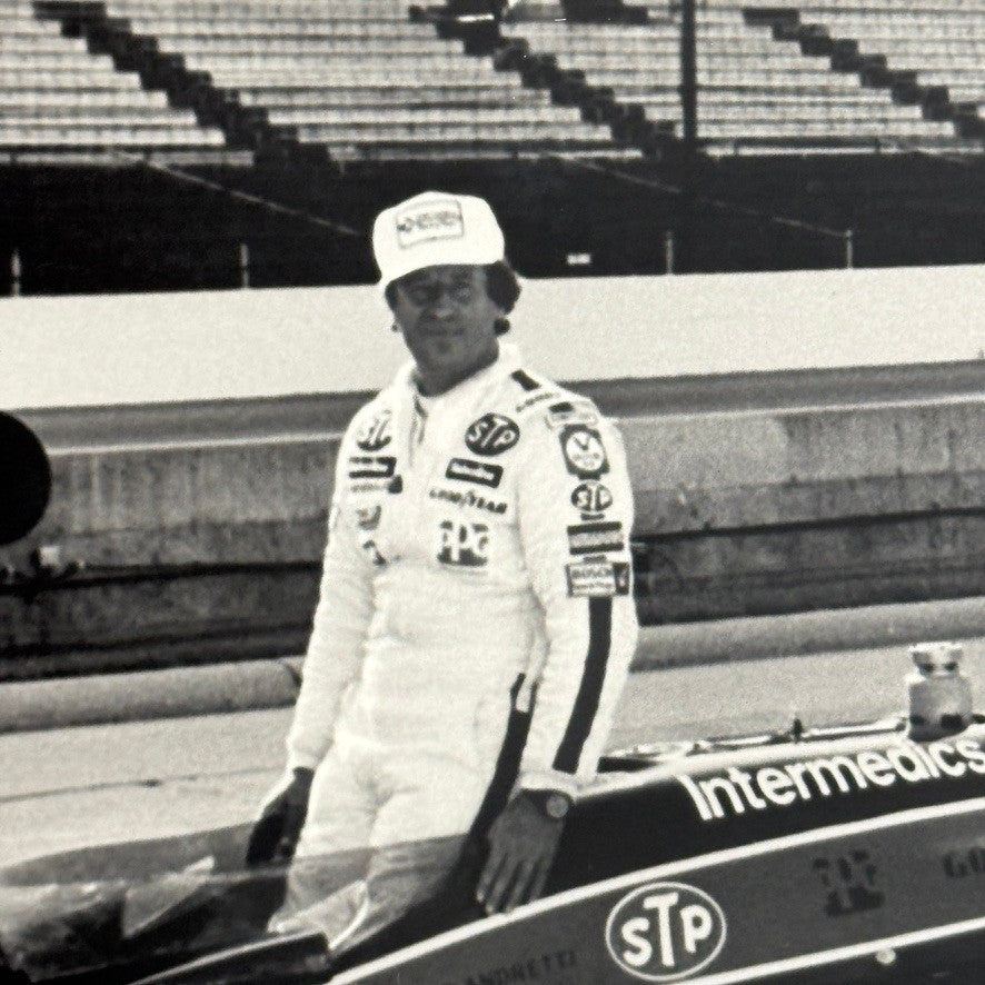 Vintage Indy Racing Photograph Photo Mario Andretti Driver Modern Print