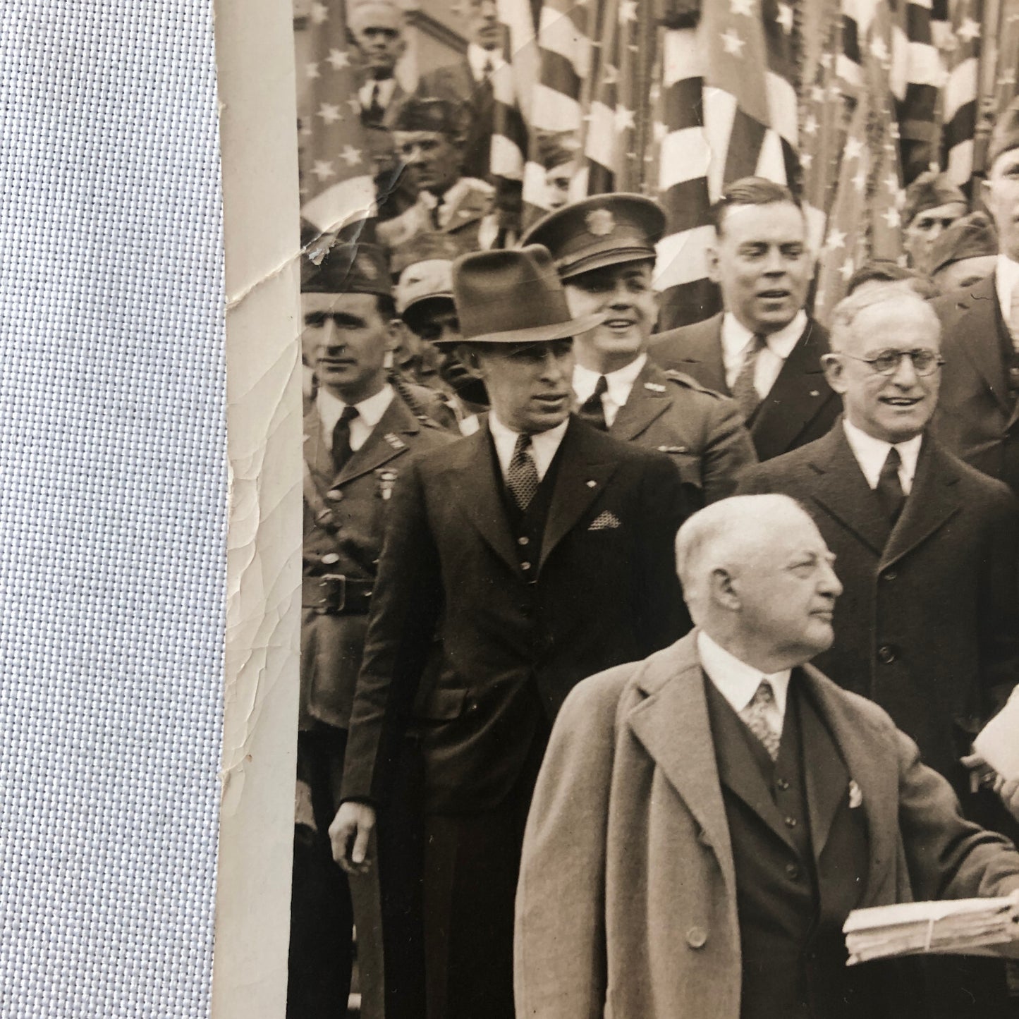 Press Photo Photograph Veterans Demonstration on Congress For Bonus Pay 1932