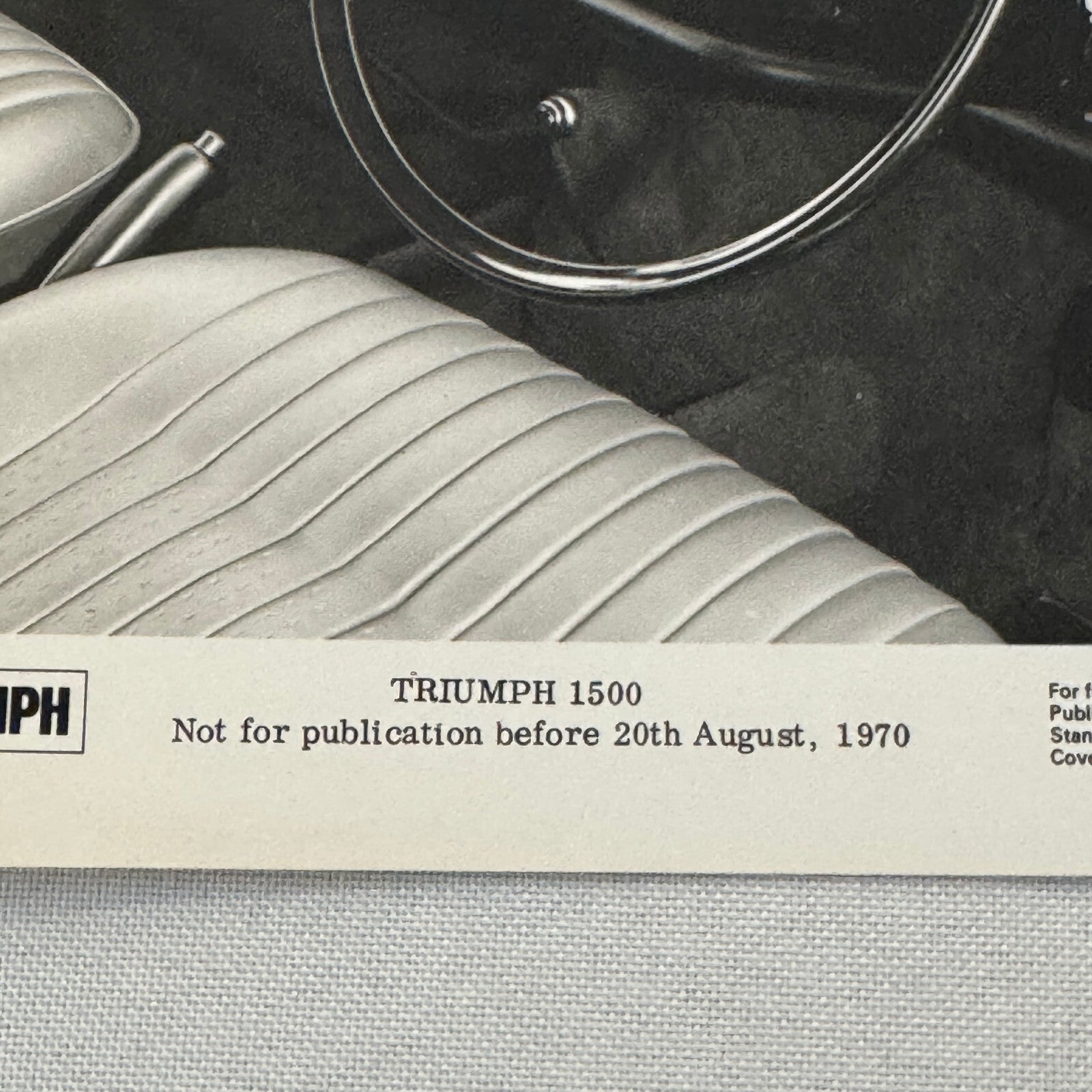 Triumph 1500 Car Factory Press Photo Photograph Print 1971