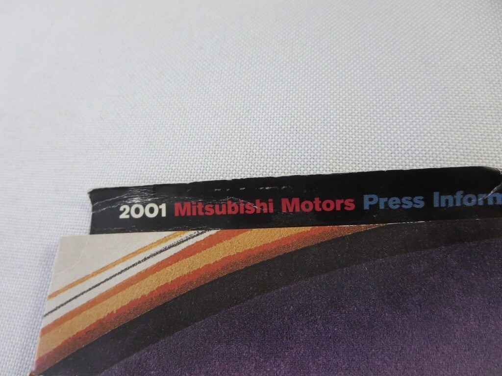 2001 Mitsubishi ASX & RPM 7000 Concept Car Press Kit Brochure Catalog