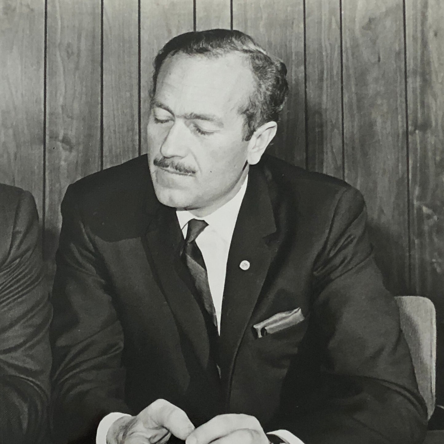 Indianapolis Indy 500 Racing Photo Photograph Colin Chapman STP President 1969