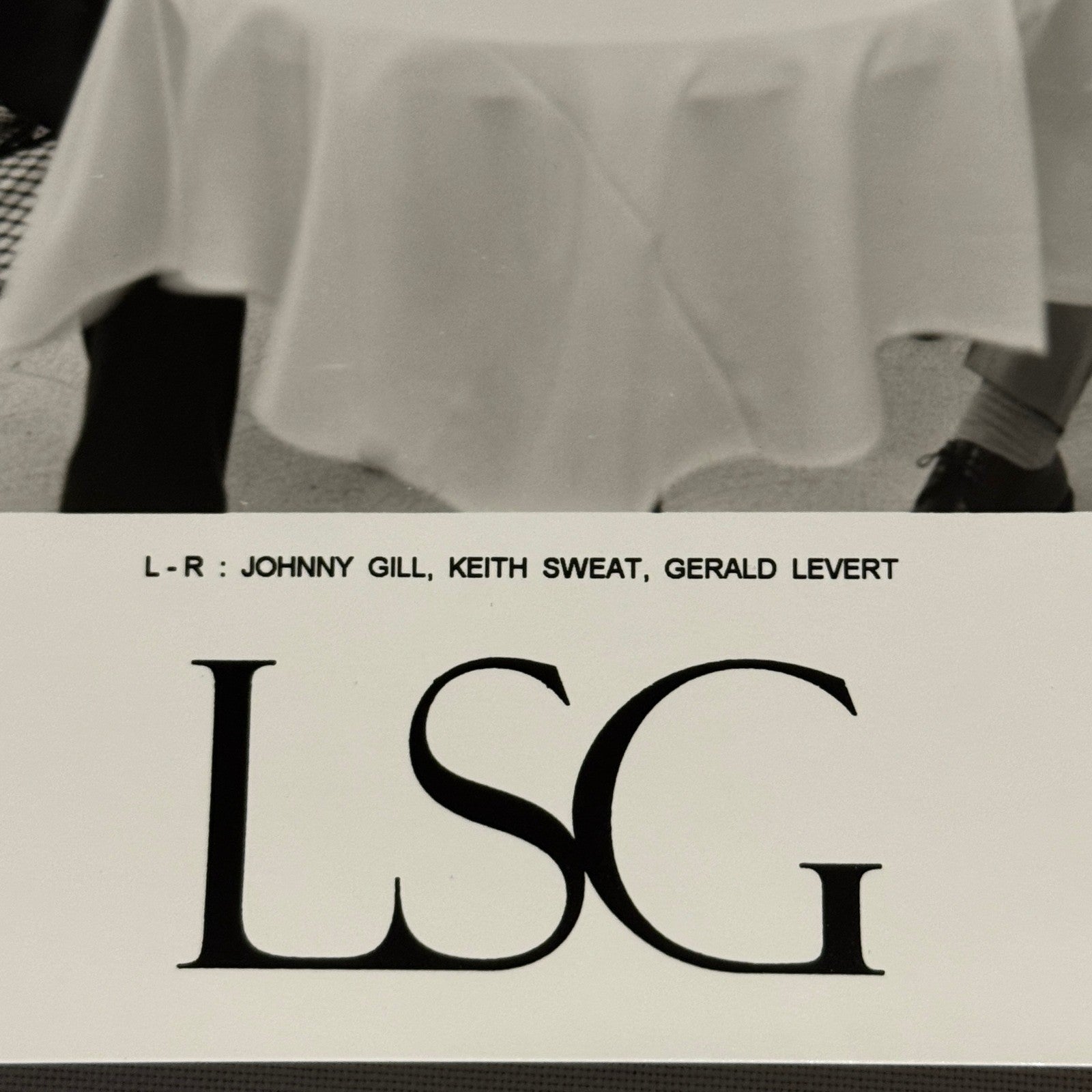 LSG Music Publicity Press Photo Photograph Band R&B 1997 Johnny Gill