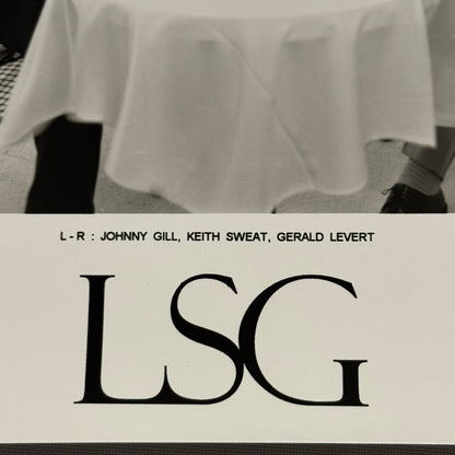 LSG Music Publicity Press Photo Photograph Band R&B 1997 Johnny Gill