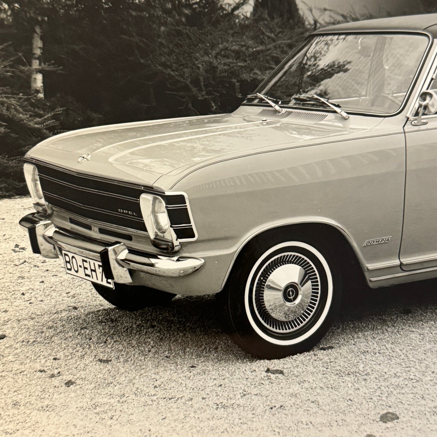 Opel Olympia Car Factory Press Photo Photograph 1967 1968