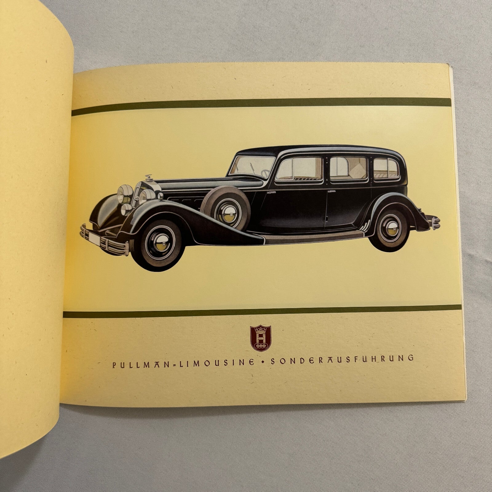 Auto Union Horch 850 Car Sales Brochure Catalog GERMAN Sports Cabriolet +