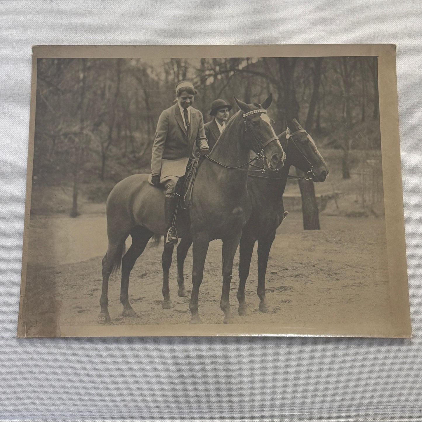 Press Photo Photograph First Lady Eleanor Roosevelt on Horse Horseback 1933