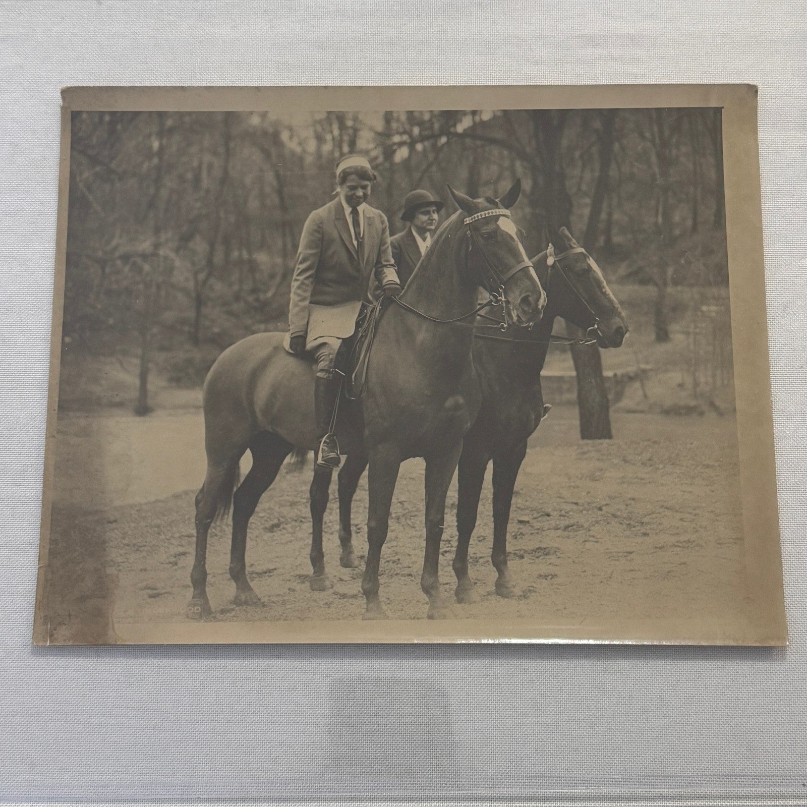 Press Photo Photograph First Lady Eleanor Roosevelt on Horse Horseback 1933