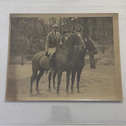 Press Photo Photograph First Lady Eleanor Roosevelt on Horse Horseback 1933