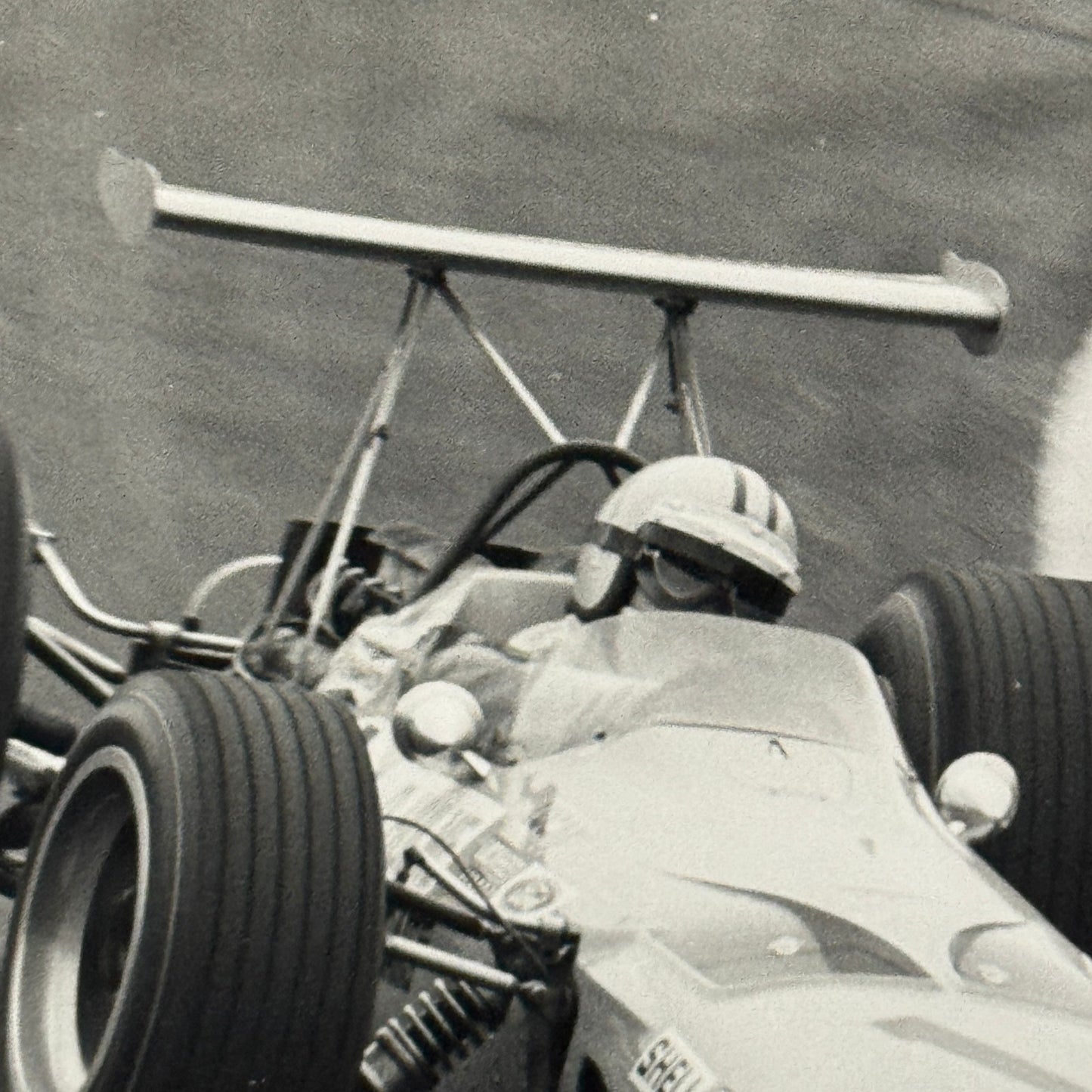 Vintage Racing Photo Denny Hulme McLaren 1968 RAC Grand Prix Photograph