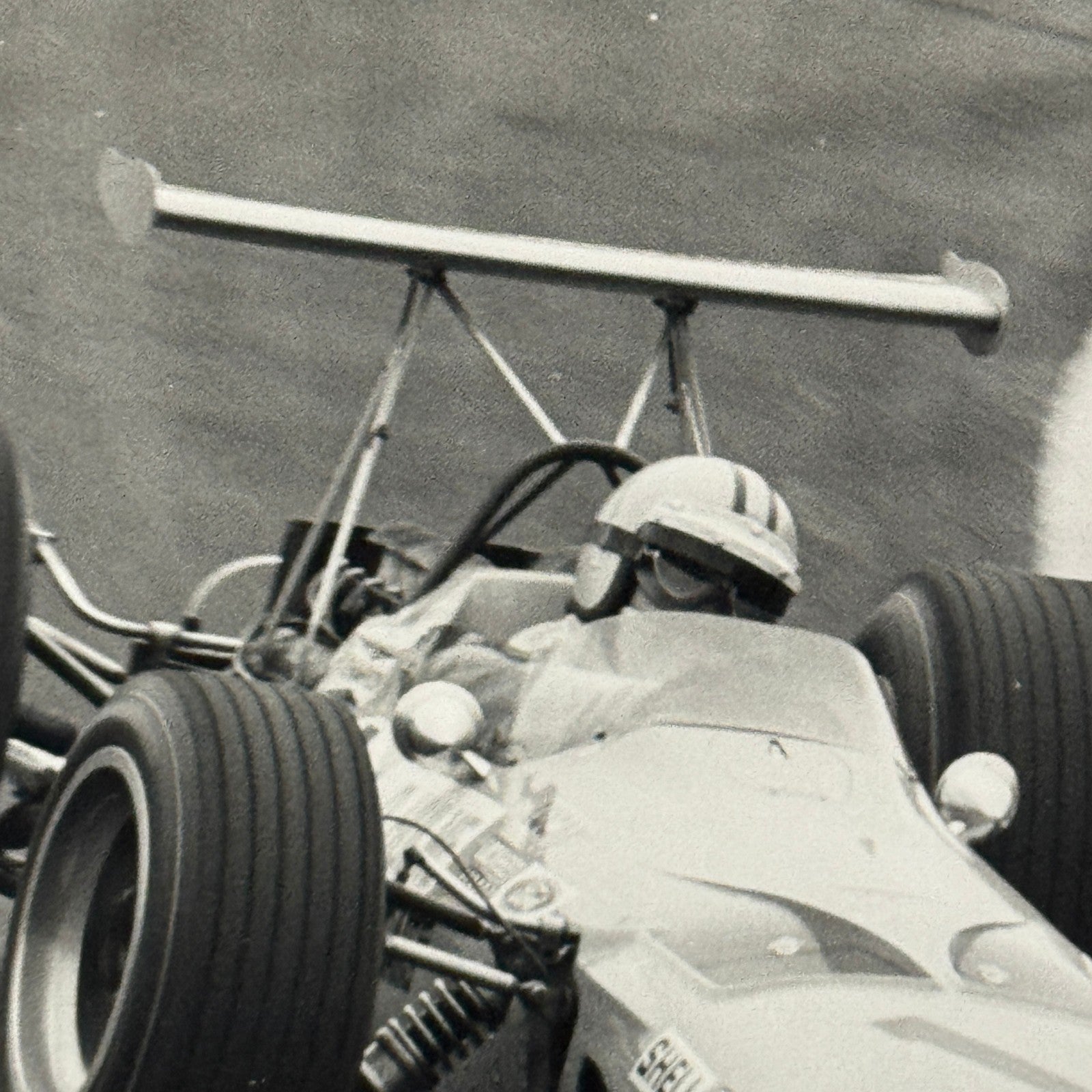 Vintage Racing Photo Denny Hulme McLaren 1968 RAC Grand Prix Photograph