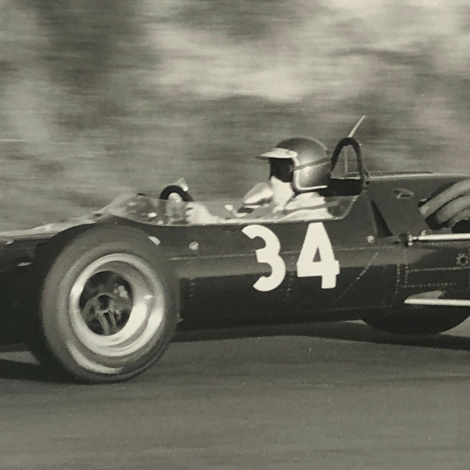 Vintage Racing Photo Photograph Jacky Ickx Matra Ford Car