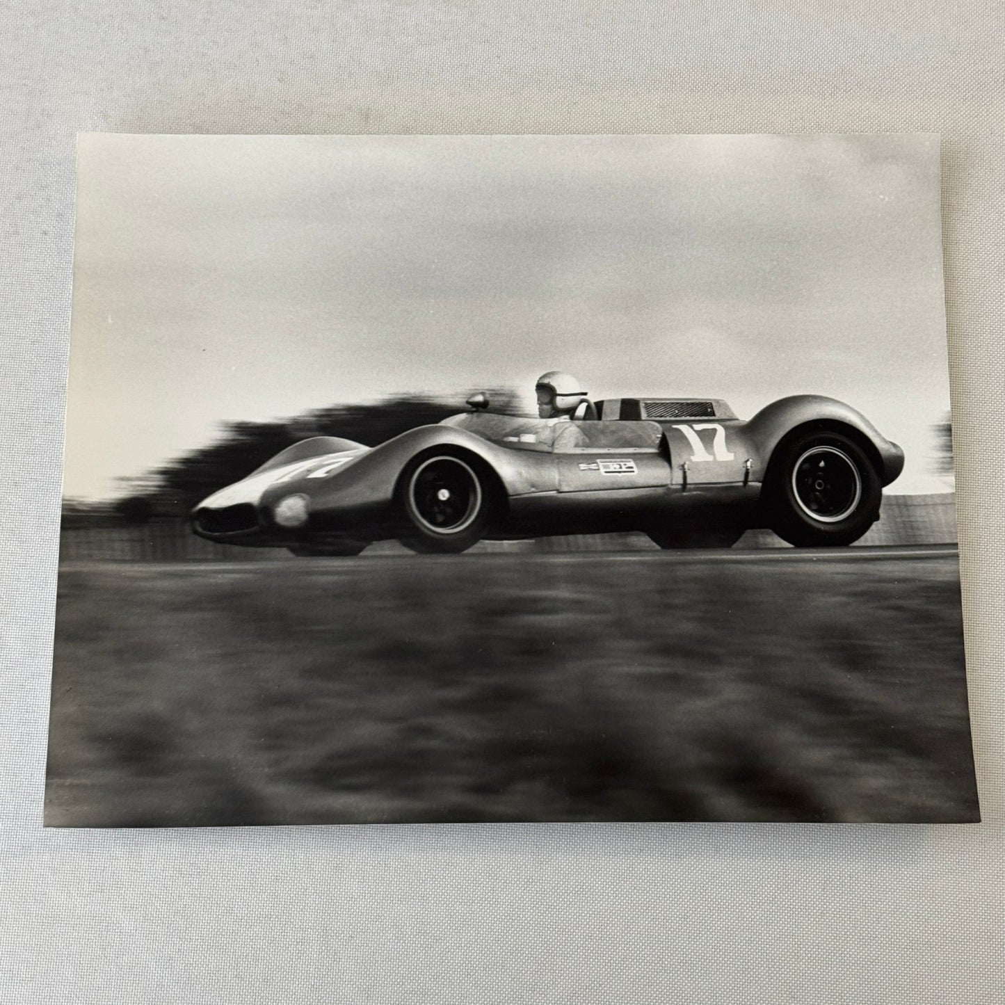 Vintage Racing Photo Roger Penske Cooper Chevy Car Motorsport MODERN PRINT