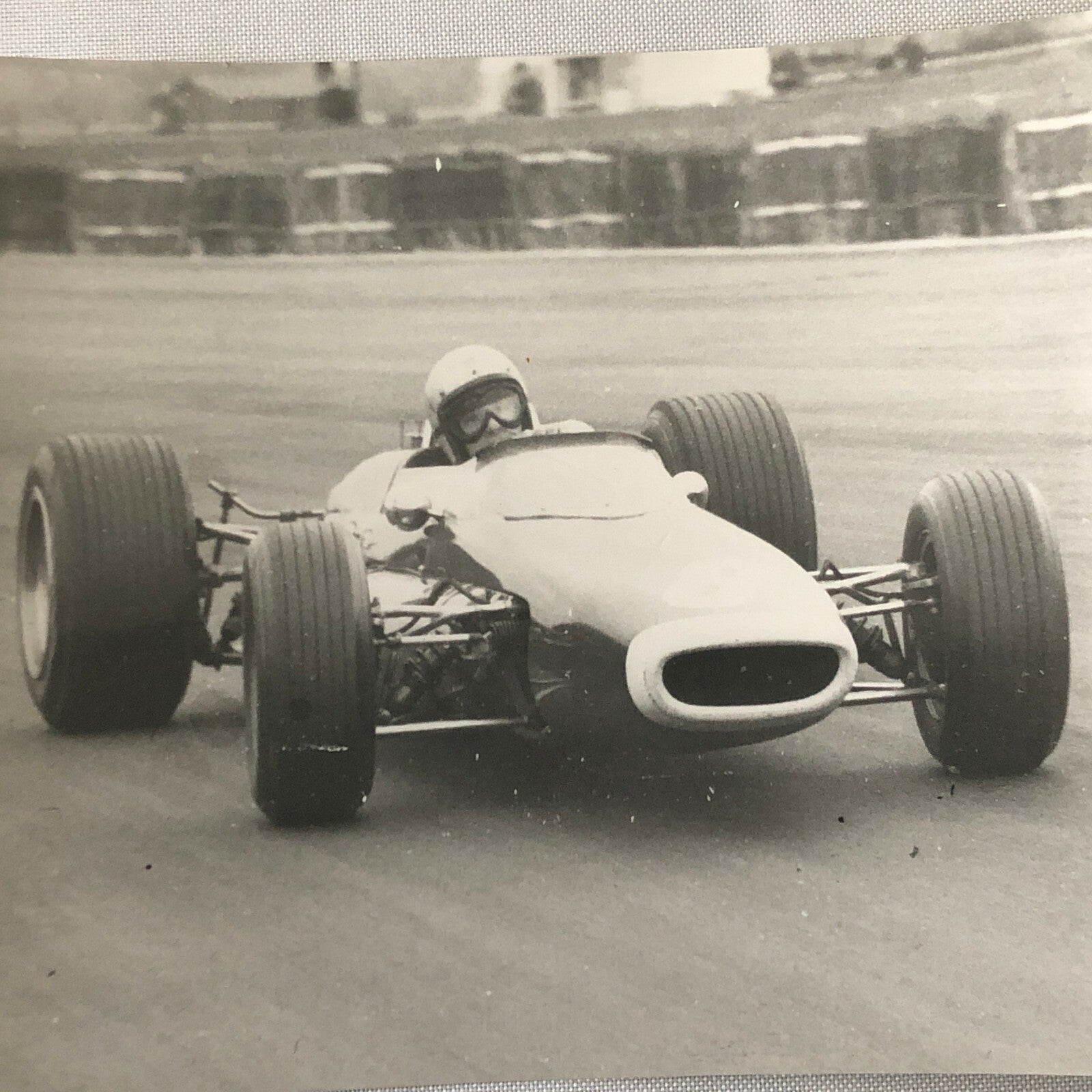Vintage Racing Car Driver Photo Photograph Print 