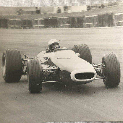 Vintage Racing Car Driver Photo Photograph Print 