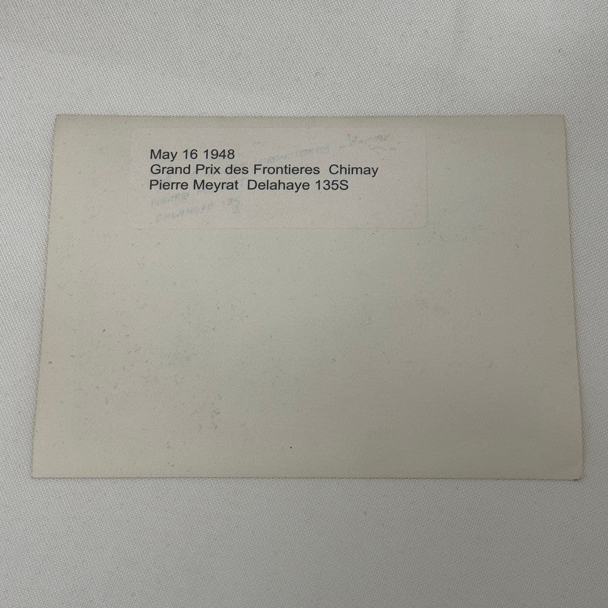 1948 Delahaye 135S Grand Prix Racing Photo Crash Wreck Accident Modern Print