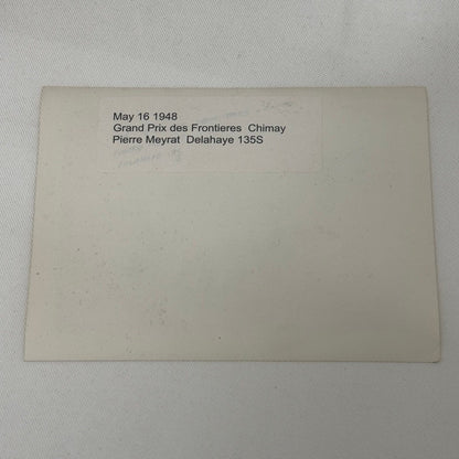 1948 Delahaye 135S Grand Prix Racing Photo Crash Wreck Accident Modern Print