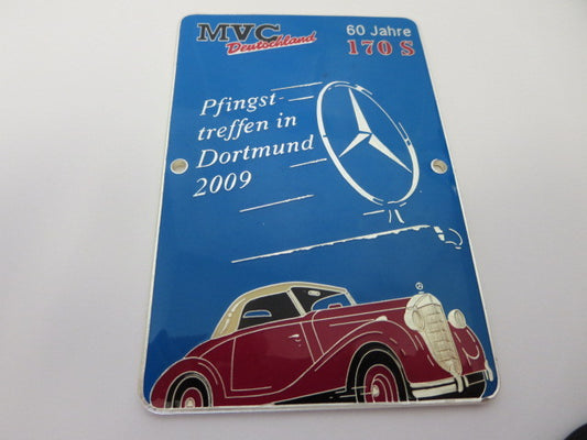 2009 Mercedes Benz MVC 170S 60 Jahre Pfingst Treffen in Dortmund Car Badge 170 S