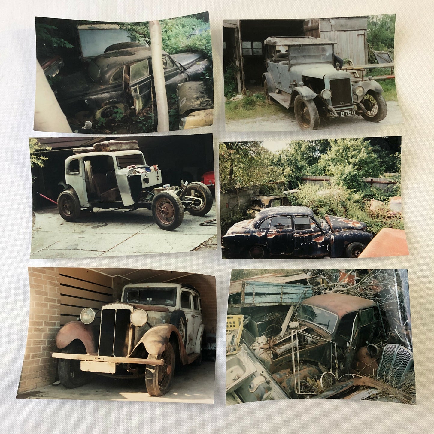 Vintage Daimler Barn Find Junk Yard Car Part Photo Photograph Lot of 52