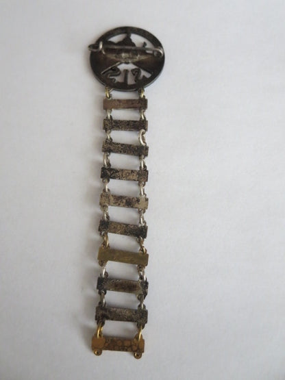 Vintage SLS Scheveningen Luxemburg Scheveningen Car Rally Pin Badge 1954-1969