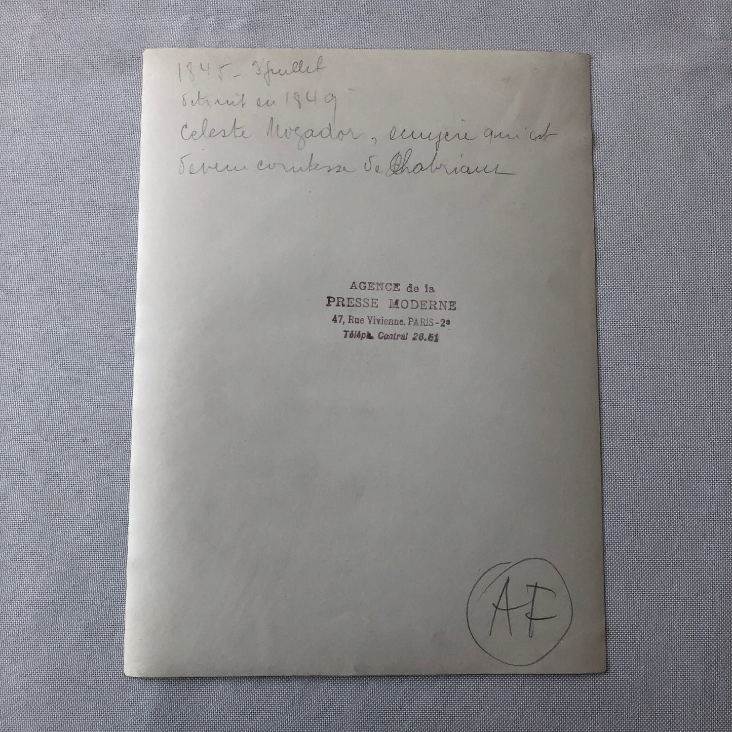 Photograph of Painting Woman in Costume Horses Circus Vintage Photo Paris