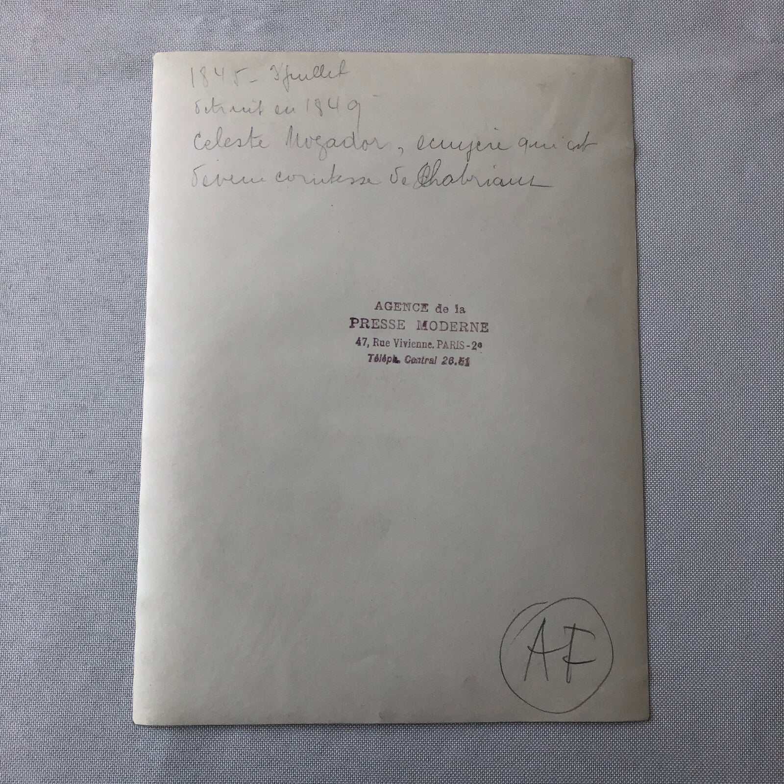 Photograph of Painting Woman in Costume Horses Circus Vintage Photo Paris