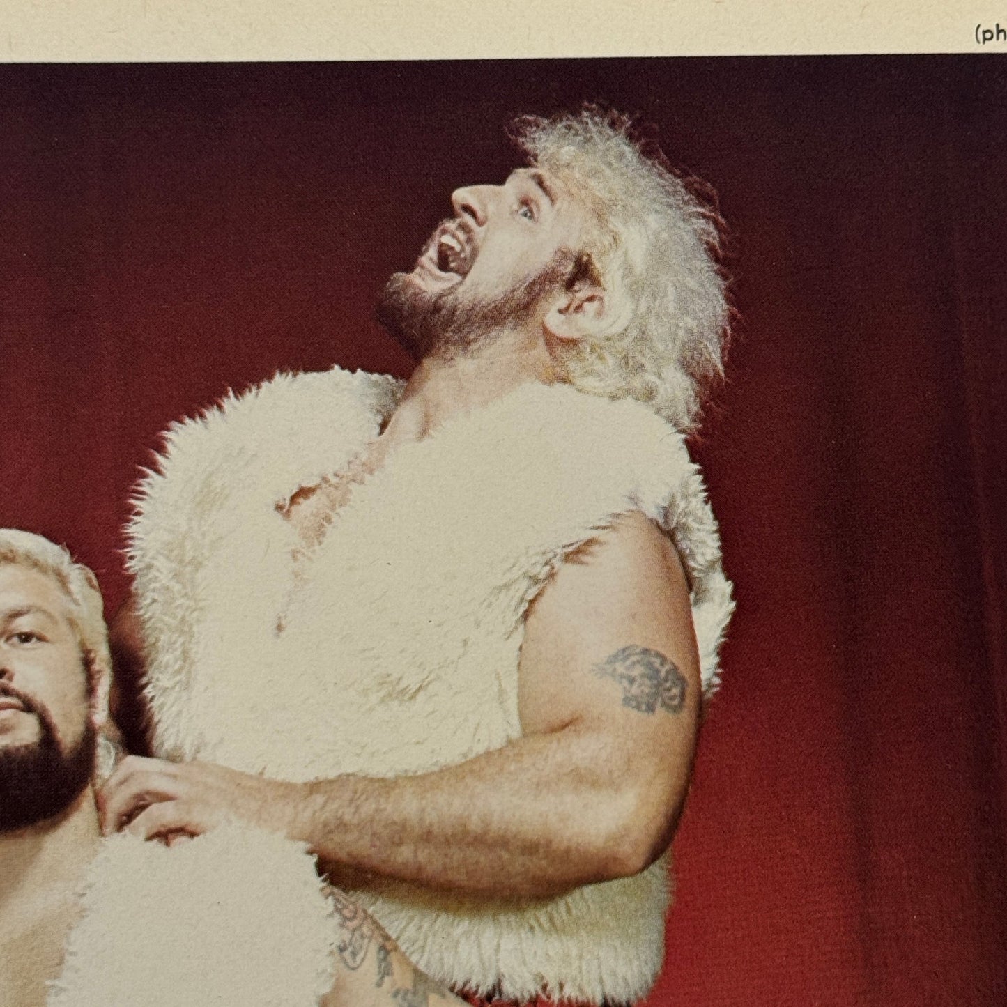 Vintage Wrestling Print Insert Nick Carte Sweet Williams Quebec French 1973