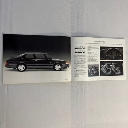 1988 Saab Military Sales Brochure Catalog Saab 900 Turbo 9000 900S Convertible