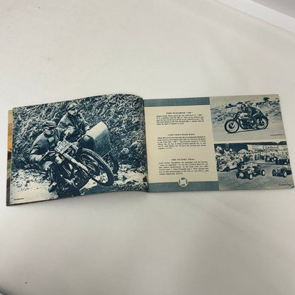 1953 Castrol Racing Achievements Brochure LeMans Grand Prix Motorcycle Bike +