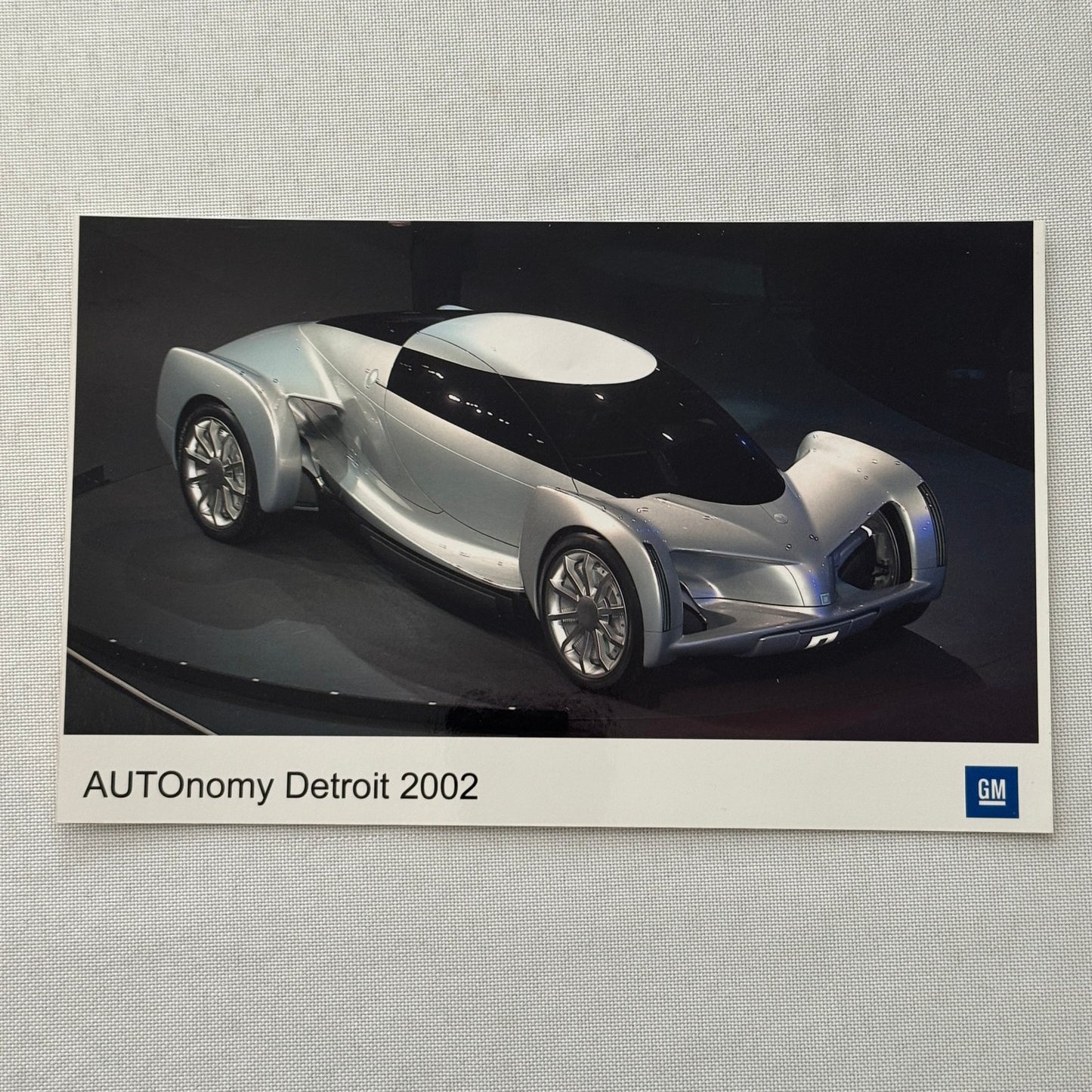 2002 General Motors GM AUTOnomy Concept Car Factory Press Photo Photograph Print