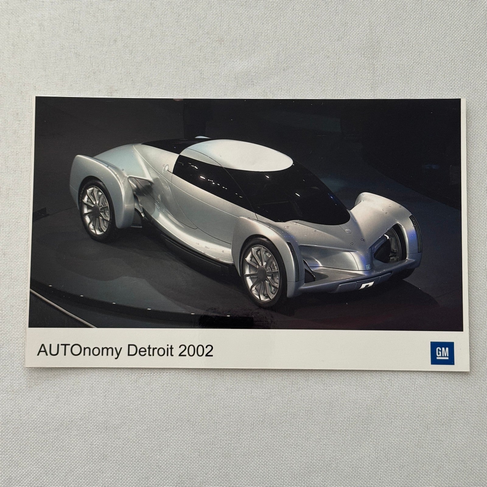 2002 General Motors GM AUTOnomy Concept Car Factory Press Photo Photograph Print