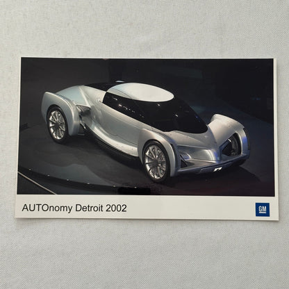 2002 General Motors GM AUTOnomy Concept Car Factory Press Photo Photograph Print