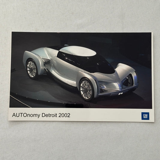 2002 General Motors GM AUTOnomy Concept Car Factory Press Photo Photograph Print