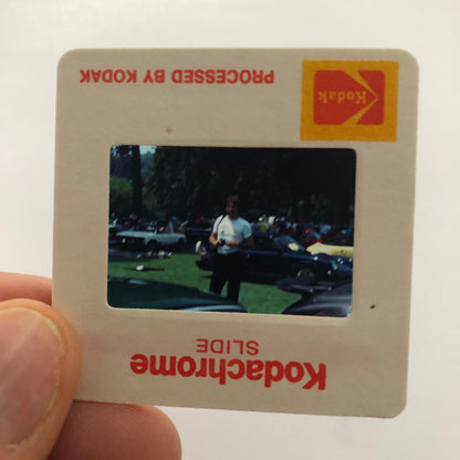 Porsche Car Show 35mm Photo Slide Vintage 1981