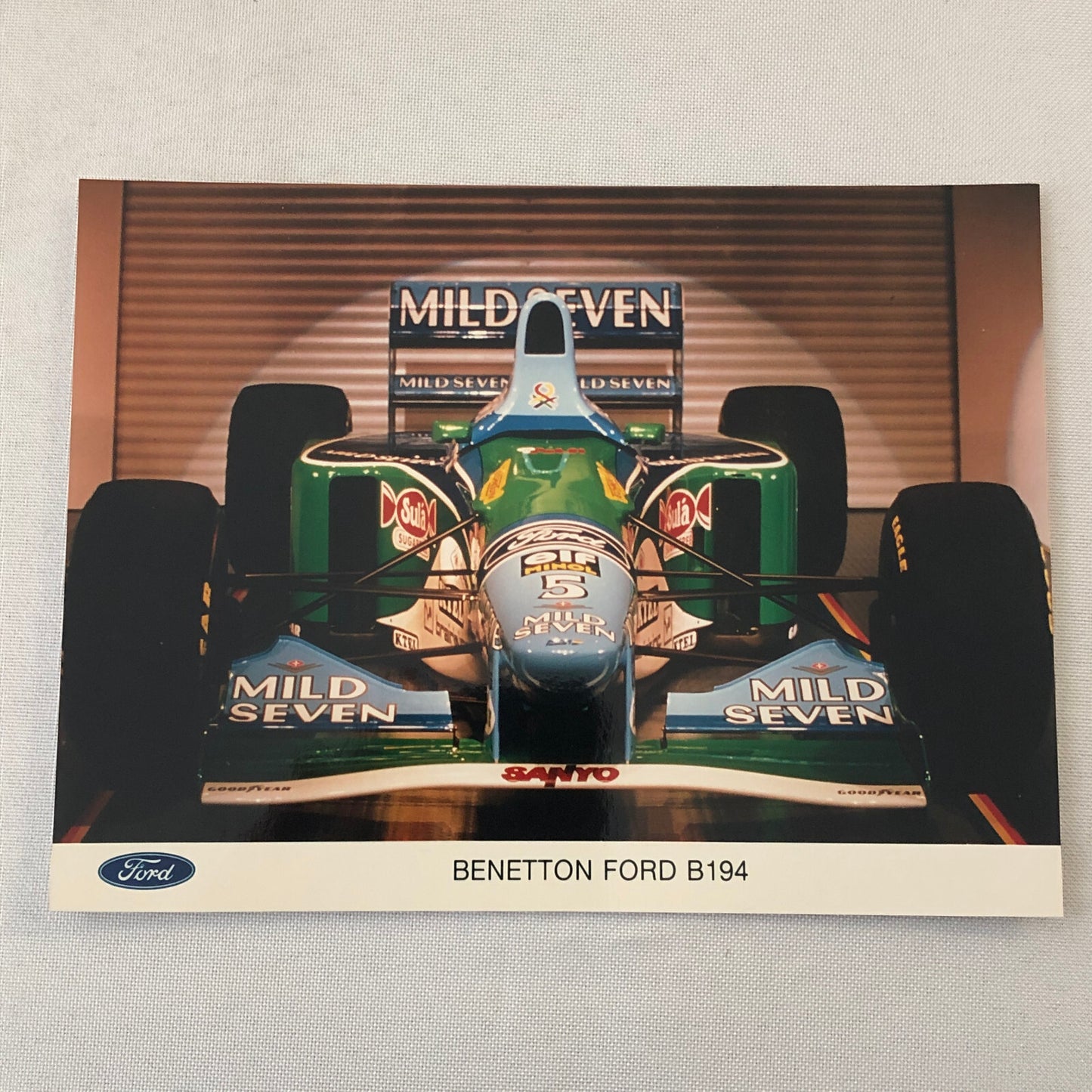 Benetton Ford B194 Racing Car Press Kit with Photos
