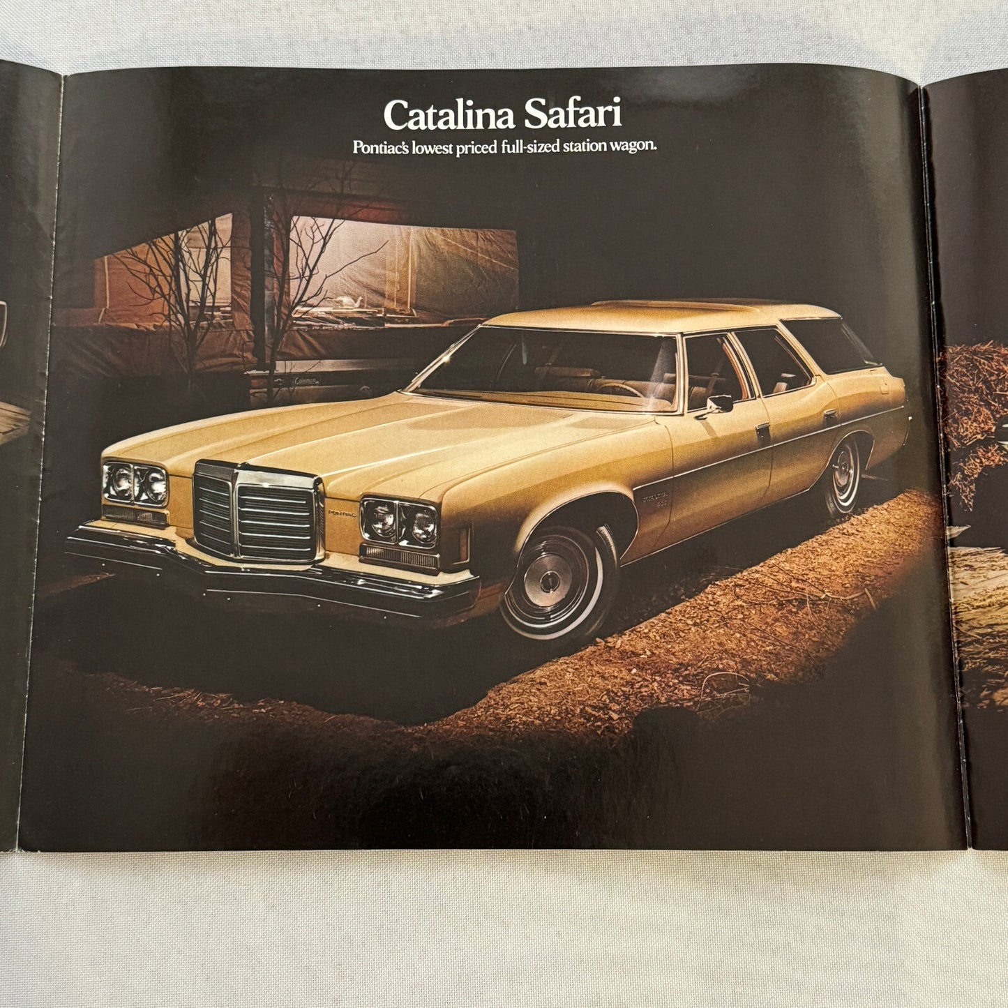 1974 Pontiac Safari Station Wagon Sales Brochure Catalog Grand Catalina LeMans