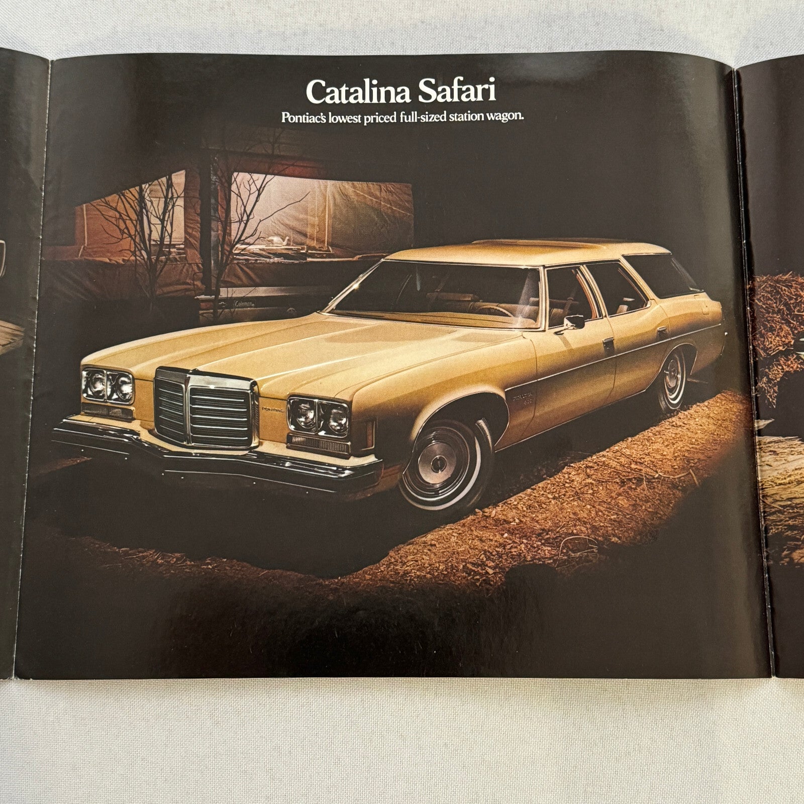 1974 Pontiac Safari Station Wagon Sales Brochure Catalog Grand Catalina LeMans