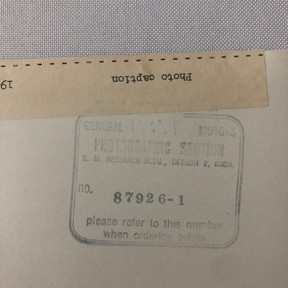 1949 Oldsmobile Series 76 Futuramic Factory Press Photo Photograph