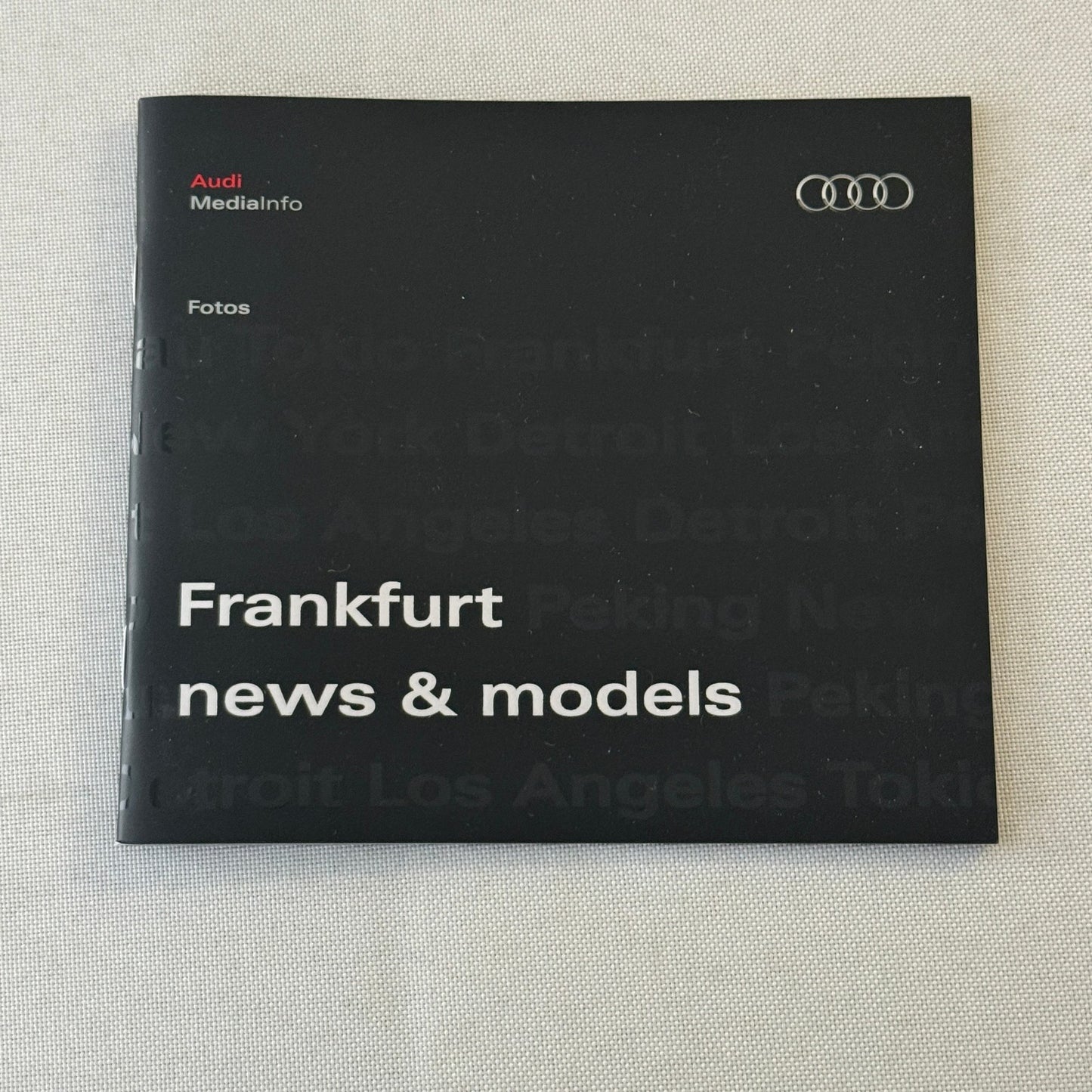 2009 Audi Factory Press Kit Photo CD Brochure Audi R8 Spyder S5 Sportback