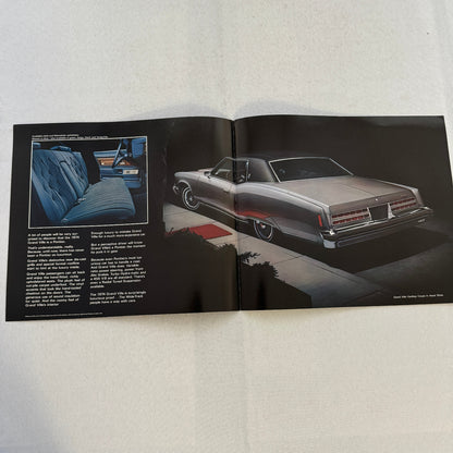 1974 Pontiac Grand Ville Car Sales Brochure Catalog Advertising