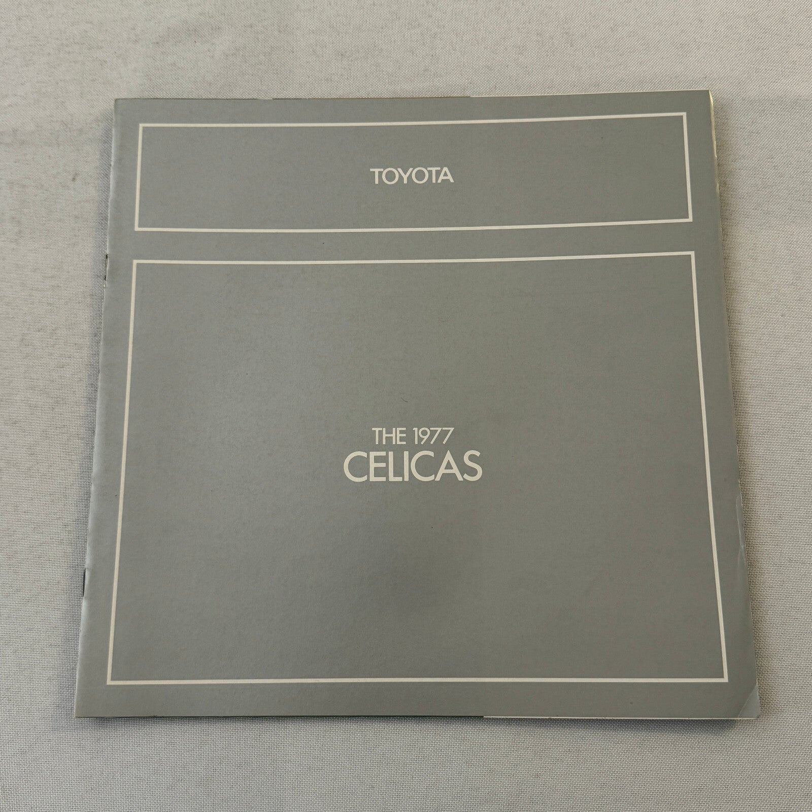 1977 Toyota Celica Car Sales Brochure Catalog GT ST Liftback Hardtop