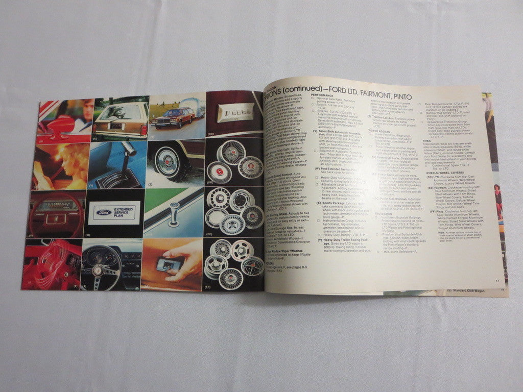 1980 Ford Wagon Sales Brochure Catalog LTD Fairmont Pinto Club Wagon 
