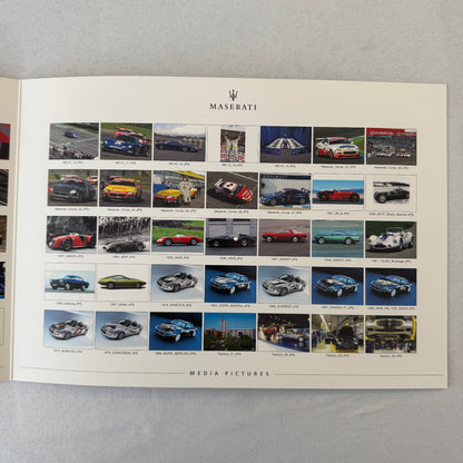 2014 Maserati Press Kit Brochure CD Quattroporte Coupe GT Spyder MC12 +
