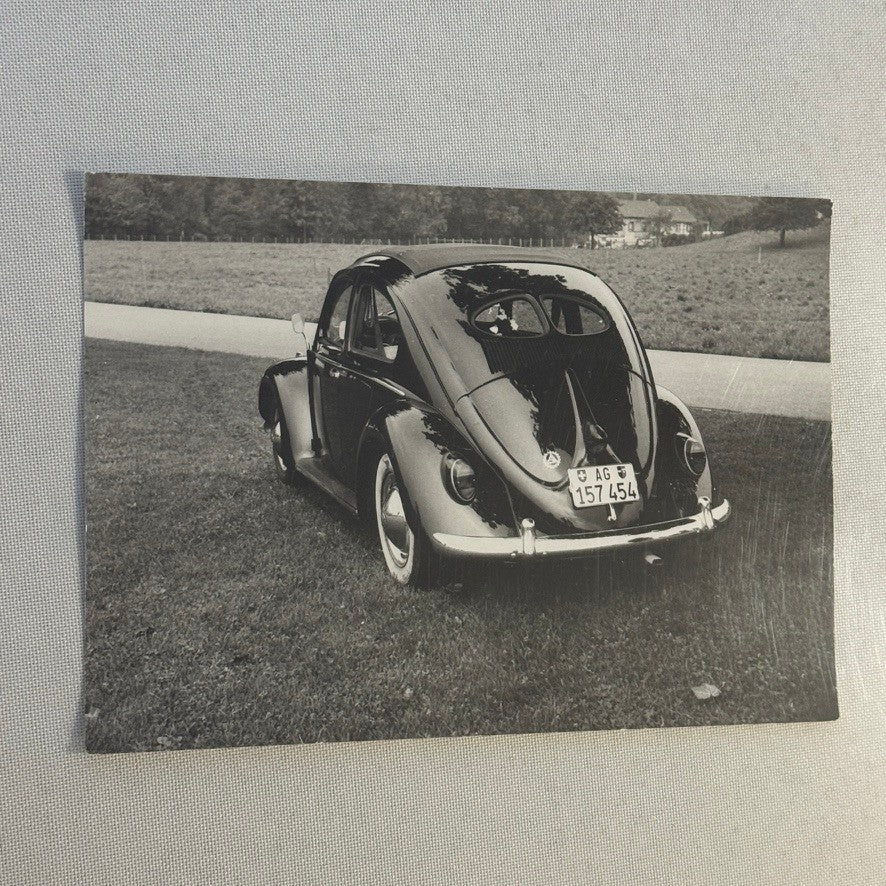 Vintage Volkswagen Beetle Car Photo Photograph Print German