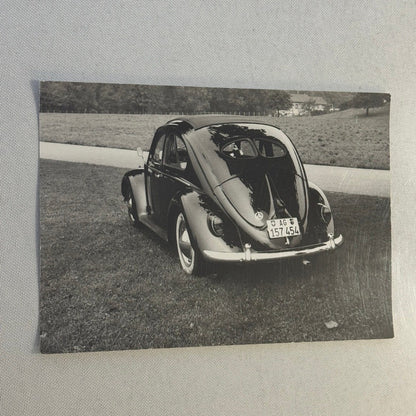 Vintage Volkswagen Beetle Car Photo Photograph Print German