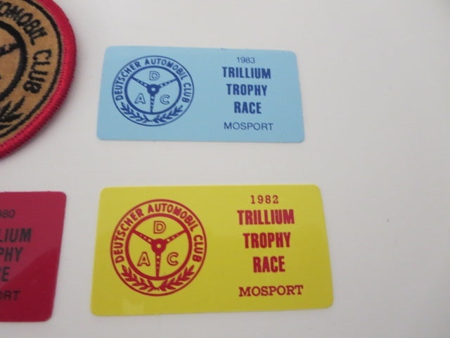 Vintage Deutscher Automobil Club of Canada Memorabilia Lot Dash Plaque Patch Pin